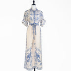 Rolled Sleeves Modest Summer Suit