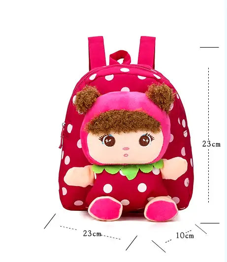 Kinder-Cartoon-Puppenrucksack aus Canvas