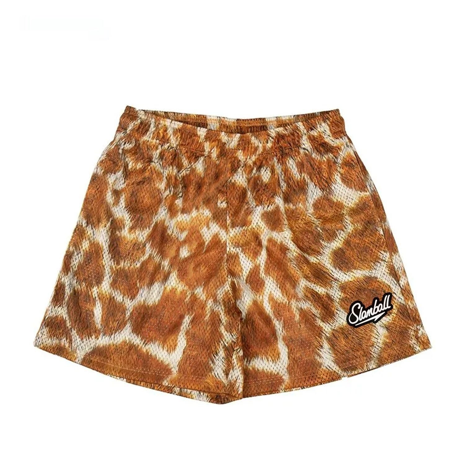 Animal Print Athletic Shorts - Men's Performance Training