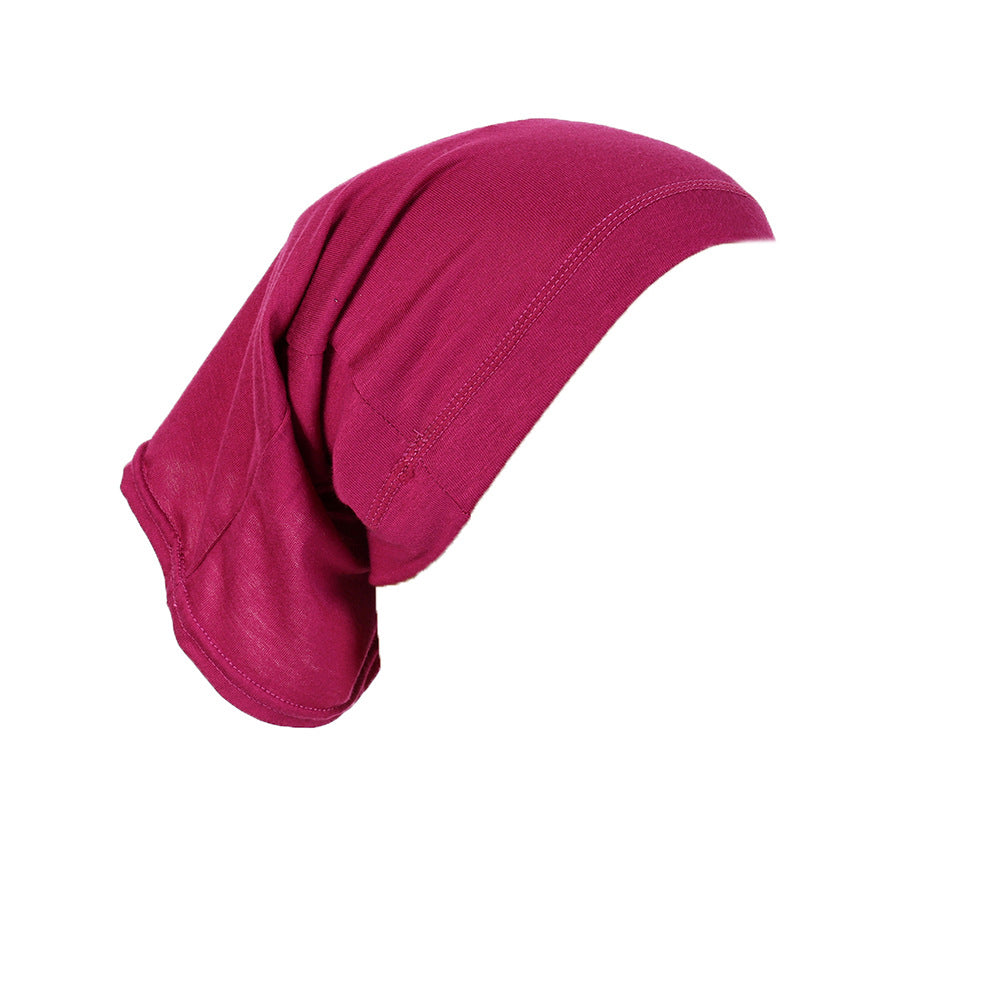 Modal Monochrome Hijab Cap - Elastic Cotton Inner Bonnet