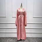 Puff Sleeved Summer Abaya Cape