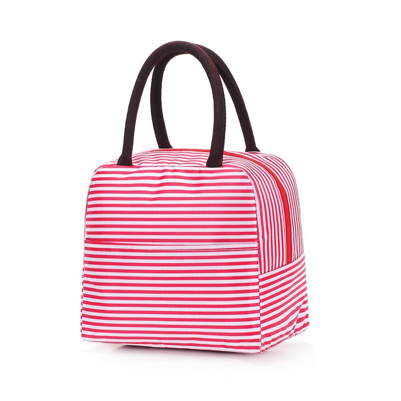 Aluminum Foil Thick Lunch Bag - Red Stripes - Lunch bag