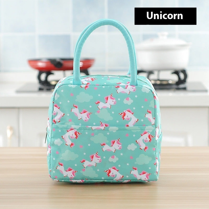 Aluminum Foil Thick Lunch Bag - Sea Of Clouds Unicorn - Lunch bag