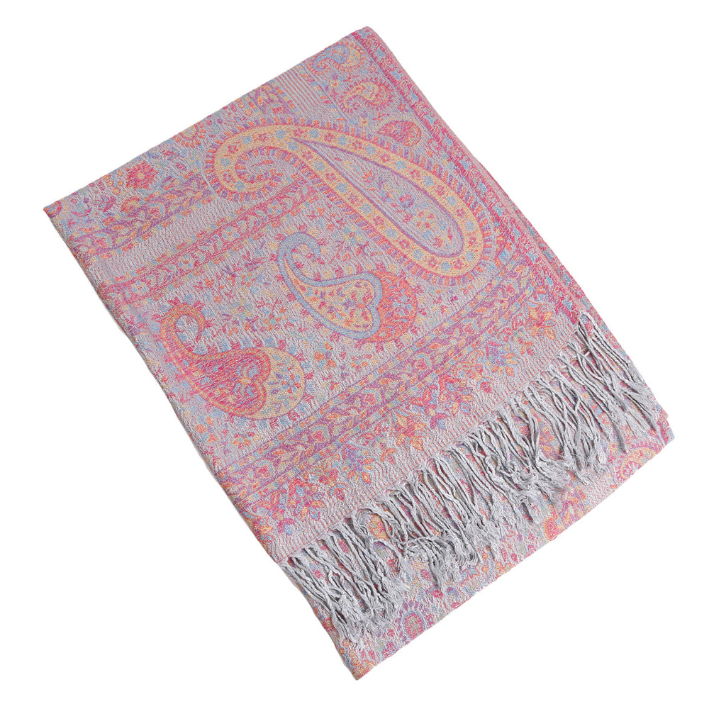 Cashew Flower Tasseled Long Winter Scarf