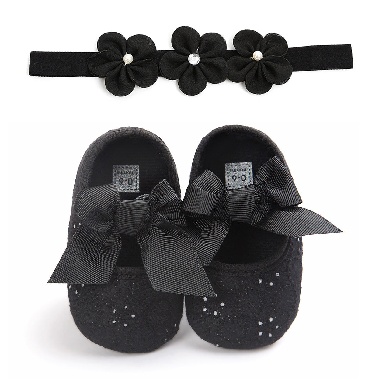 Baby princess shoes - black / 11cm - Baby girls’ shoes