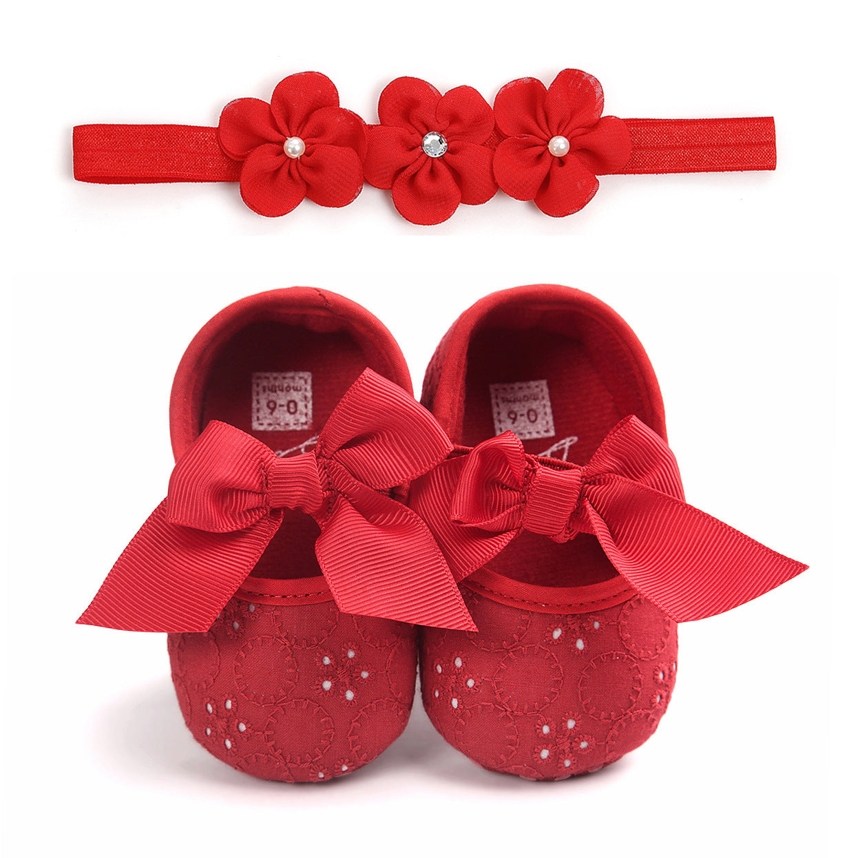 Baby princess shoes - gules / 11cm - Baby girls’ shoes