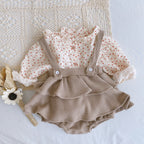 Baby Girls’ Romper Kids’ Birthday Gifts - Coffee / 66cm