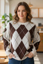 Baklava Patterned Knitted Sweater – NEOMODEST winter collection product image 1