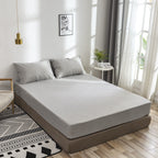 Basic Fitted Bed Sheet Set - Grey A / 50X75X2 - Bedsheet