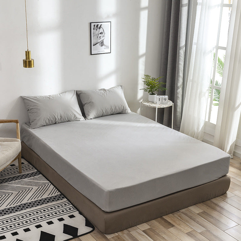 Basic Fitted Bed Sheet Set - Grey A / 50X75X2 - Bedsheet