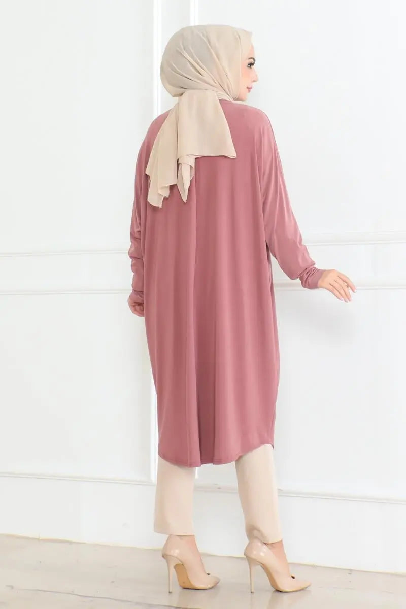 Mec Bat Sleeve Loose Tunic
