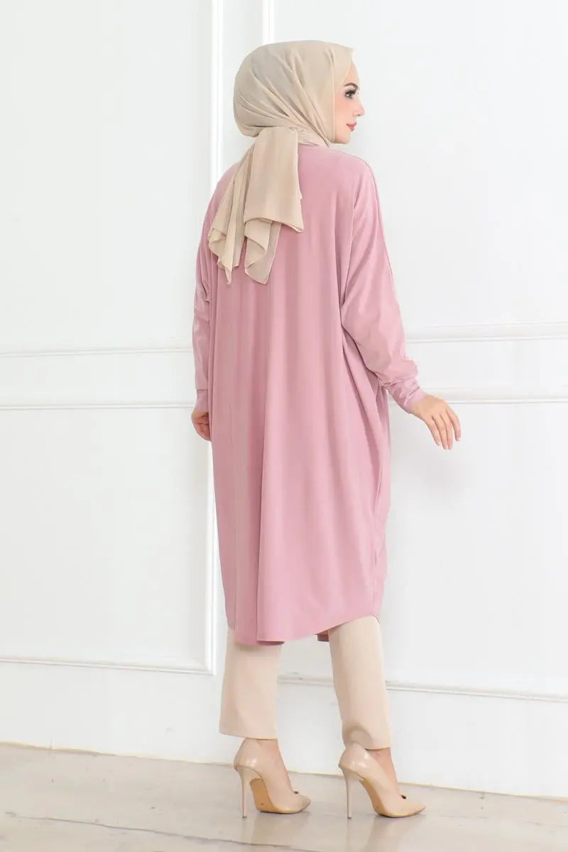 Mec Bat Sleeve Loose Tunic