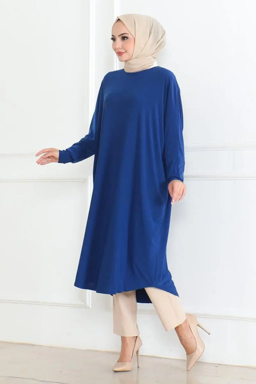Mec Bat Sleeve Loose Tunic