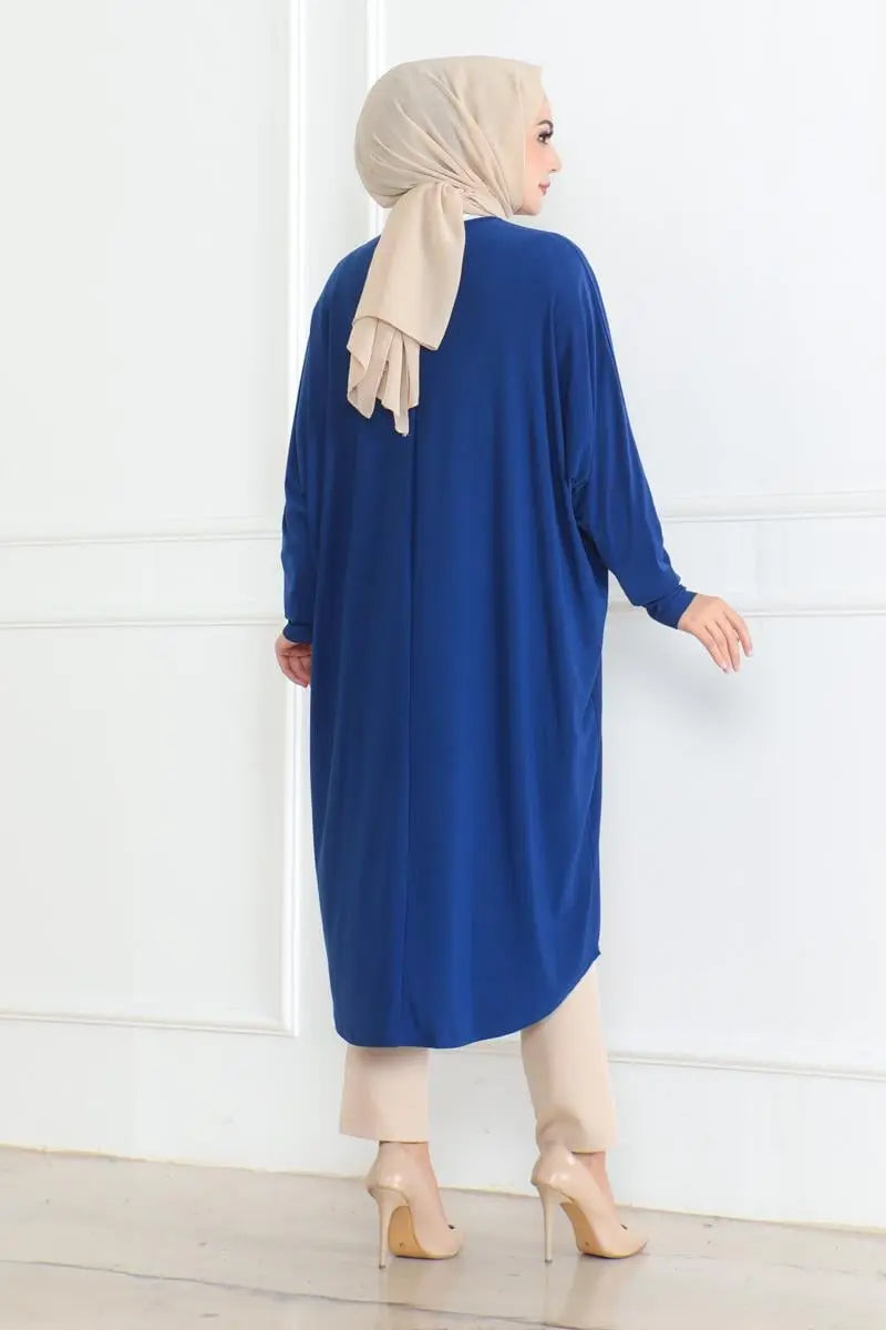 Mec Bat Sleeve Loose Tunic