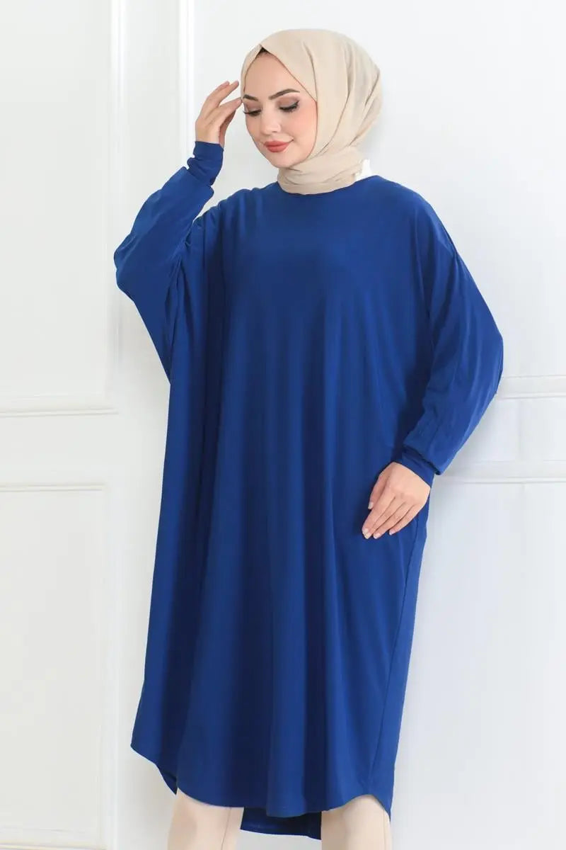 Mec Bat Sleeve Loose Tunic