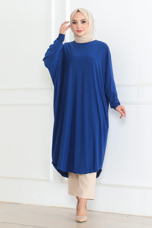 Mec Bat Sleeve Loose Tunic