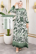 Mec Batik Patterned Hijab Dress