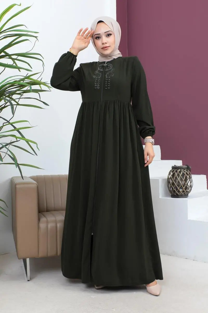 Mec Beaded Embroidered Abaya