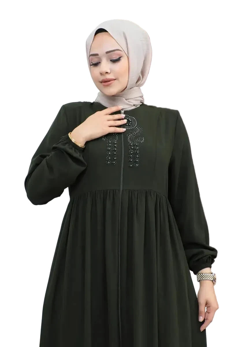 Mec Beaded Embroidered Abaya