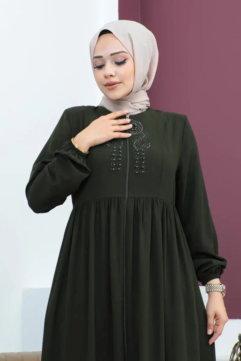 Mec Beaded Embroidered Abaya