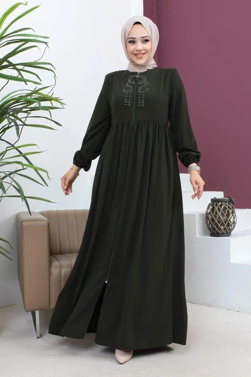 Mec Beaded Embroidered Abaya