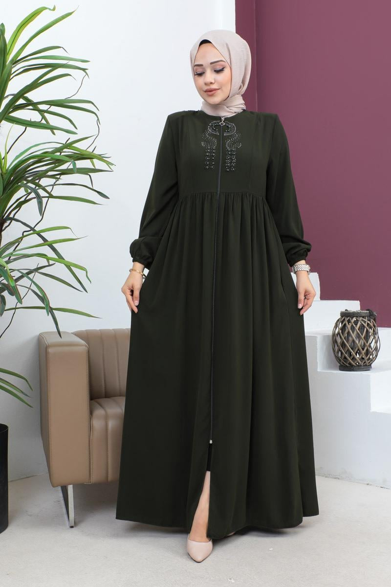 Mec Beaded Embroidered Abaya