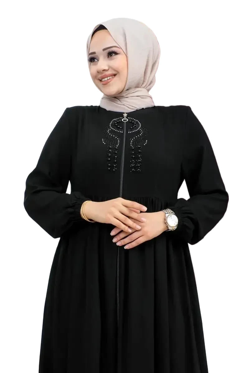 Mec Beaded Embroidered Abaya