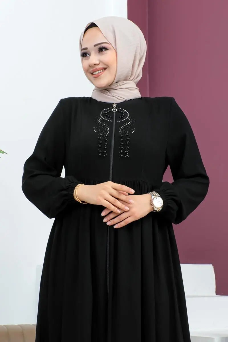 Mec Beaded Embroidered Abaya
