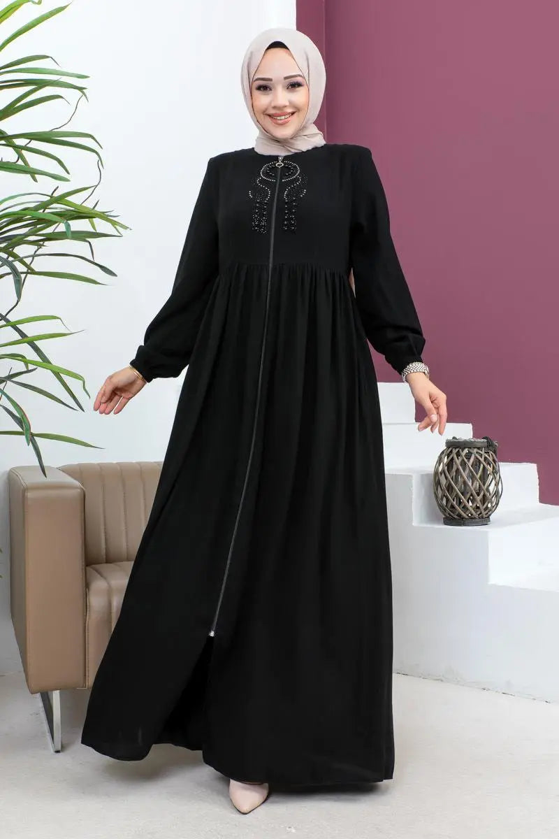 Mec Beaded Embroidered Abaya