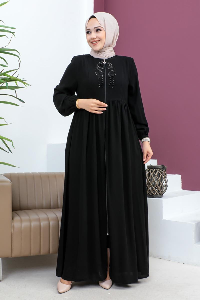 Mec Beaded Embroidered Abaya