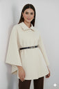 Belted Cashmere Poncho – NEOMODEST product image 1