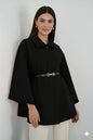 Belted Cashmere Poncho – NEOMODEST product image 1