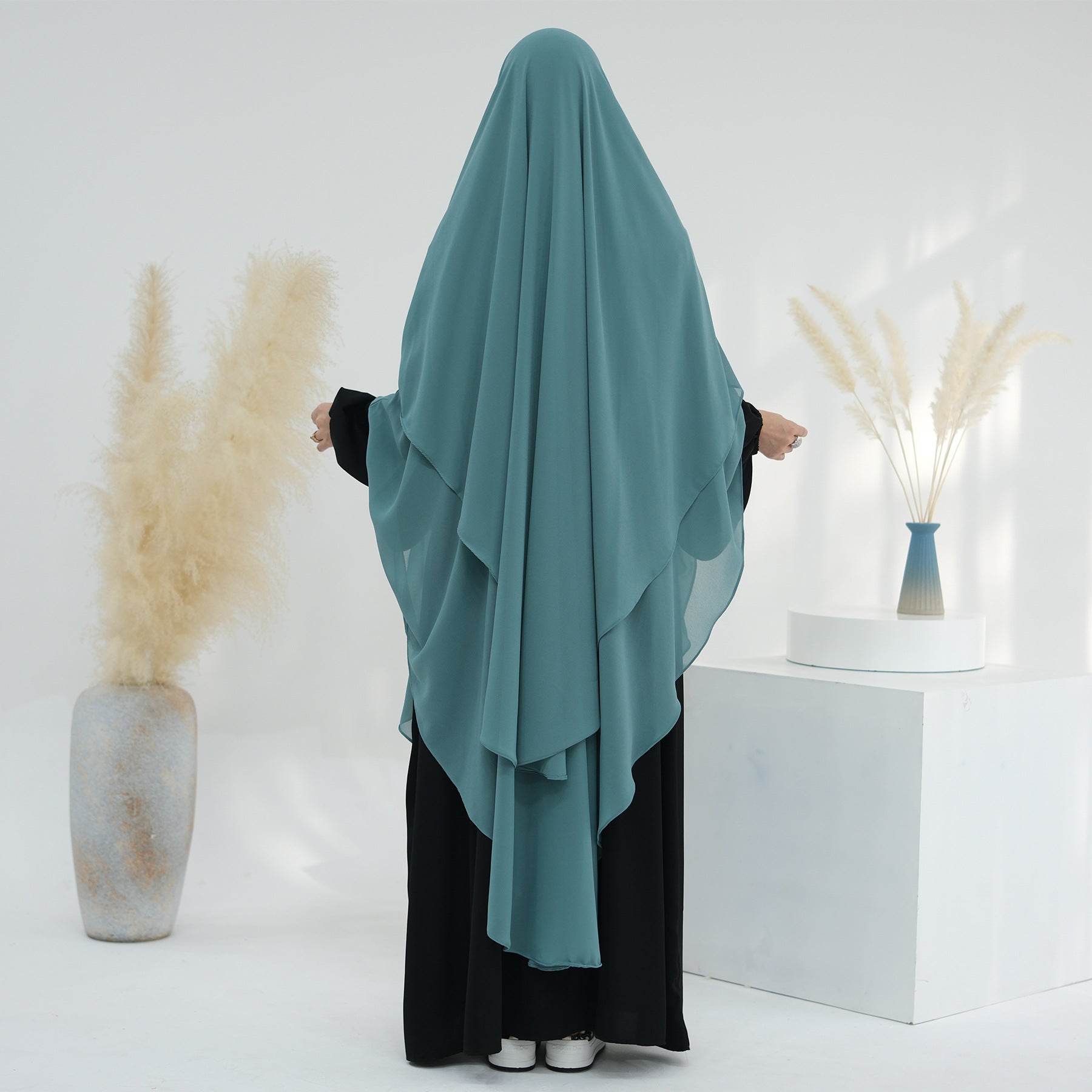 Big Swing Headscarf - Gray Blue / Free Size - Scarf