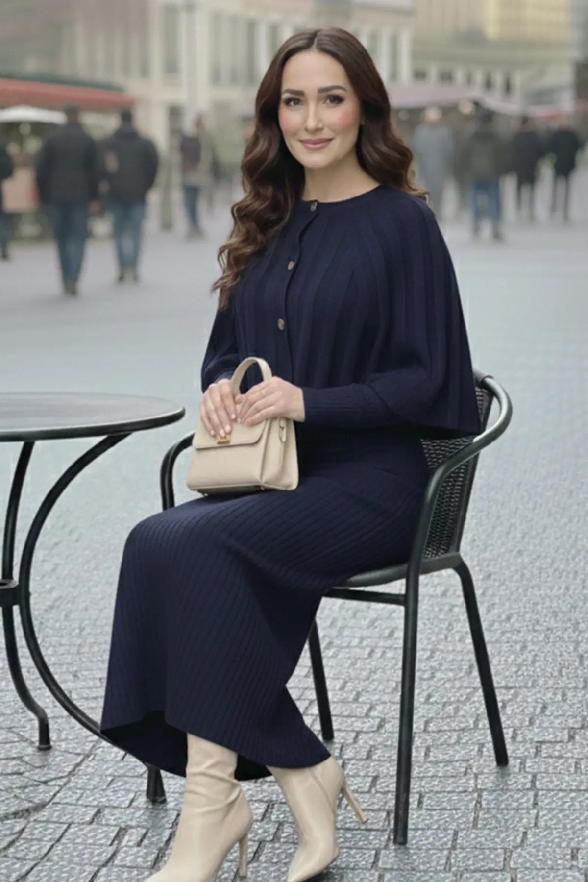 Bolero Knit Dress – NEOMODEST product image 2