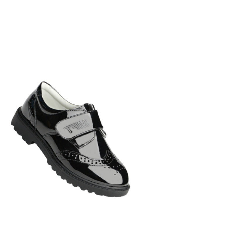 Boys Leather Shoes Kids’ Campus Black British Style Shoes - Kids’ shoes