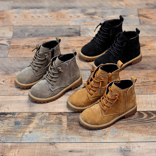 Boys Premium Boots,Children’s Classic Boots Black Army Boots Summer High Boots - Children’s Boots