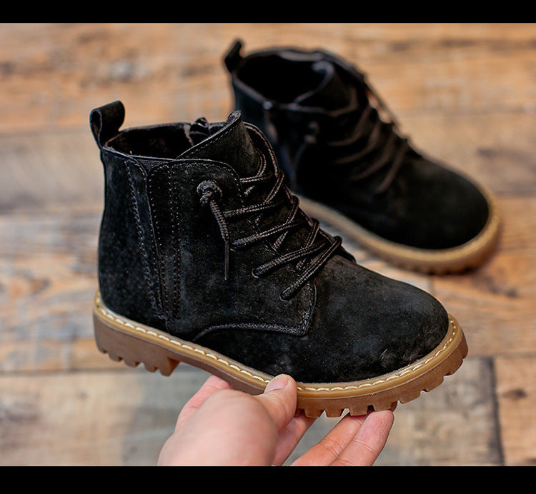 Boys Premium Boots,Children’s Classic Boots Black Army Boots Summer High Boots - Children’s Boots