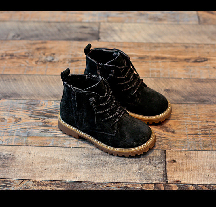 Boys Premium Boots,Children’s Classic Boots Black Army Boots Summer High Boots - Children’s Boots