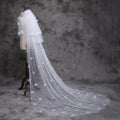 Bridal Wedding Veil - Beige white / 3m