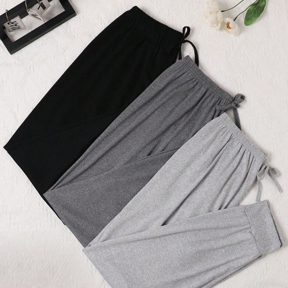 Relaxed Fit Lounge Trousers | 3-Pack Set