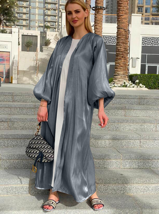 Puff Sleeved Summer Abaya Cape