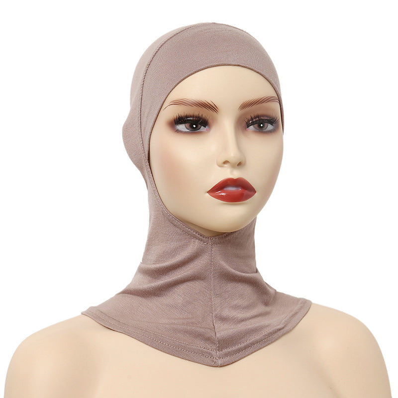 Modal Cotton Elastic Headscarf Cap, Hijab Cap, Sports Hijab