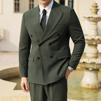 Men’s Double Breasted Thick Suit