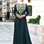 Women's Ethnic Style Long Robe Dress, Modest Clothing, Modest Evening Dress