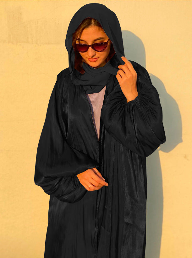 Puff Sleeved Summer Abaya Cape