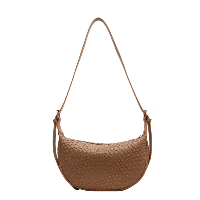 Casual Crossbody Shoulder Bag - Khaki - Bag