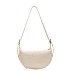Casual Crossbody Shoulder Bag - White - Bag