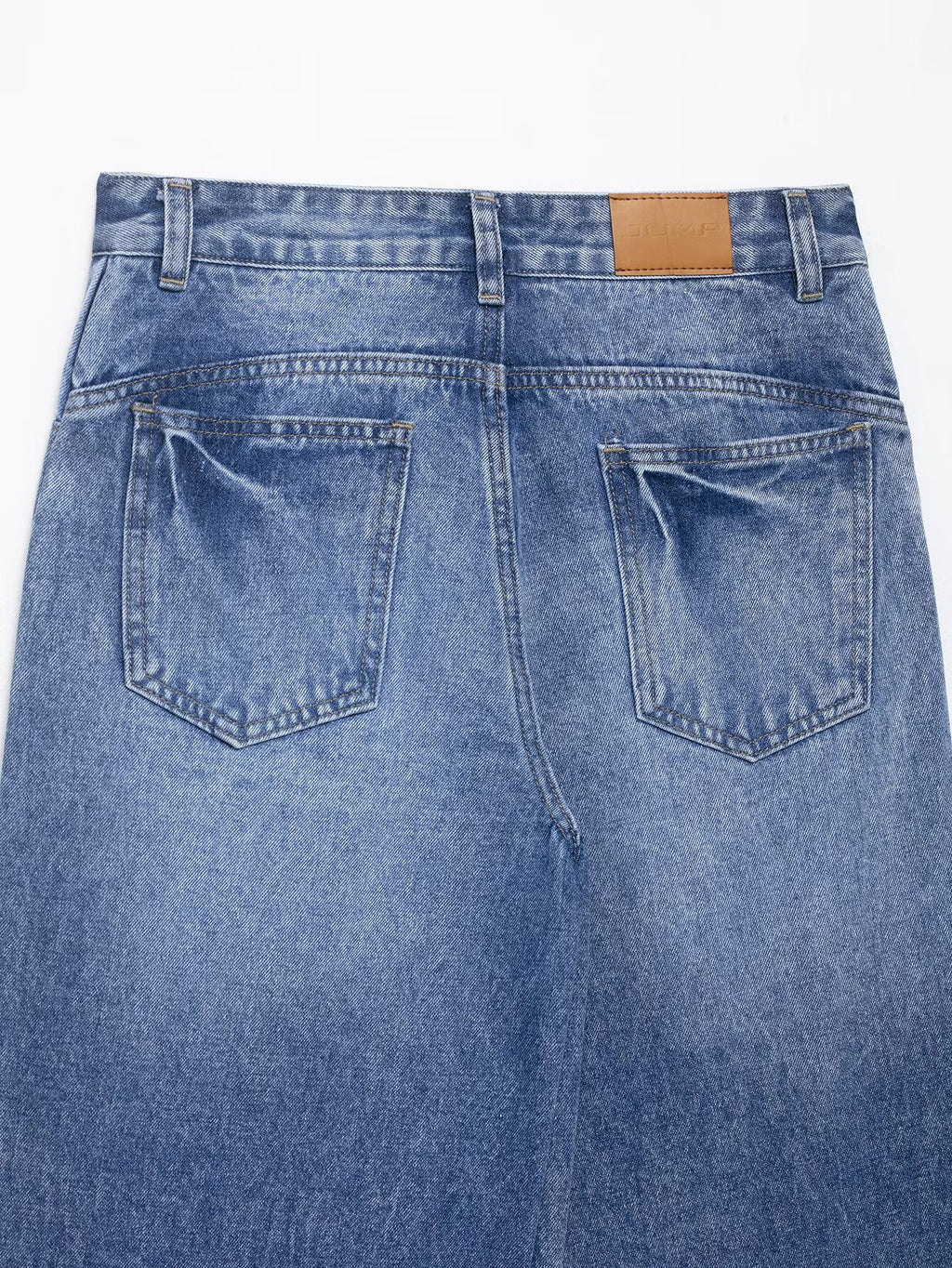 High-Waist Baggy Straight Jeans | Modest Denim | neomodest