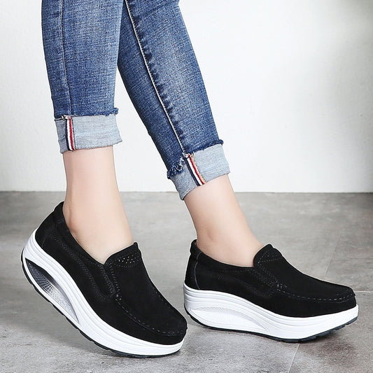 Outdoor Slip-on Plateauschuhe, Damenschuhe in Premiumqualität, lässige Sommerschuhe