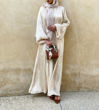 Puff Sleeved Summer Abaya Cape